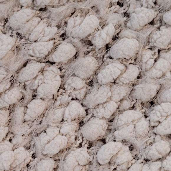 Bycorpus Popcorn Knit Pullover Long Sleeve Cream Sweater Top - Size S - Picture 8 of 10